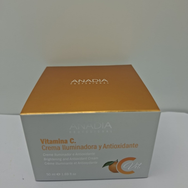 Crema Iluminadora y Antioxidante con Vitamina C Anadia.