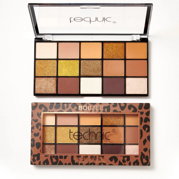 PALETA DE SOMBRAS 15 TONOS - BOUJEE - TECHNIC